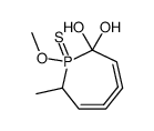 3-methoxy-2-methyl-3-sulfanylidene-3λ5-phosphabicyclo[3.2.2]nona-1(7),5,8-triene-4,4-diol Structure