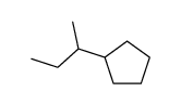 sec-Butylcyclopentane Structure