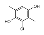 1,4-Benzenediol,3-chloro-2,5-dimethyl- Structure