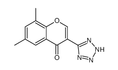 6,8-dimethyl-3-(2H-tetrazol-5-yl)chromen-4-one Structure