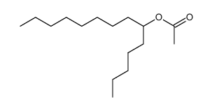 tetradecan-6-yl acetate Structure