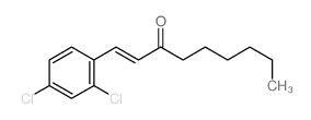 1-(2,4-dichlorophenyl)non-1-en-3-one结构式
