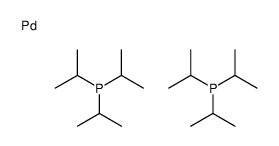 palladium,tri(propan-2-yl)phosphane Structure