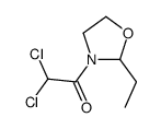 Oxazolidine, 3-(dichloroacetyl)-2-ethyl- (9CI) Structure