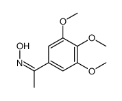 3',4',5'-Trimethoxyacetophenone oxime Structure