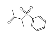 3-(phenylsulfonyl)butan-2-one Structure