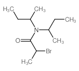 2-bromo-N,N-dibutan-2-yl-propanamide Structure