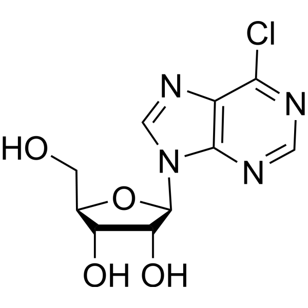 6-氯嘌呤核苷结构式