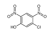 3-CHLORO-4,6-DINITROPHENOL Structure