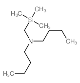 N-butyl-N-(trimethylsilylmethyl)butan-1-amine结构式