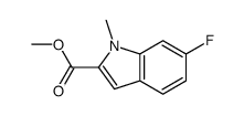 Methyl 6-fluoro-1-methyl-1H-indole-2-carboxylate Structure