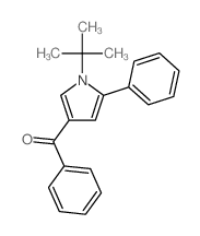 Methanone,[1-(1,1-dimethylethyl)-5-phenyl-1H-pyrrol-3-yl]phenyl-结构式