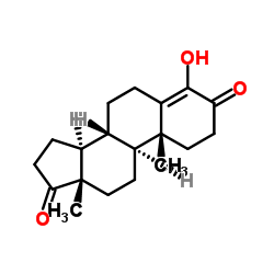 4-雄烯-4-醇-3,17-二酮结构式