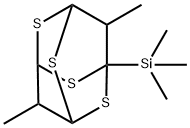 Silane, (9,10-dimethyl-2,4,6,8-tetrathiatricyclo[3.3.1.1(3,7)]dec-1-yl )trimethyl-结构式