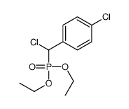 1-chloro-4-[chloro(diethoxyphosphoryl)methyl]benzene结构式