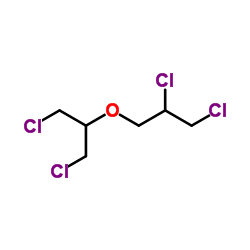1,3-dichloropropan-2-yl 2,3-dichloropropyl ether Structure
