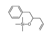 trimethyl(1-phenylpent-4-en-2-yloxy)silane结构式