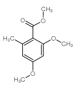 2,4-二甲氧基-6-甲基苯甲酸甲酯结构式