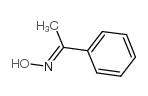 Acetophenone oxime Structure