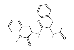 (R)-2-((S)-2-Acetylamino-3-phenyl-propionylamino)-3-phenyl-propionic acid methyl ester结构式