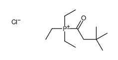 3,3-dimethylbutanoyl(triethyl)phosphanium,chloride Structure