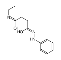 N-ethyl-4-oxo-4-(2-phenylhydrazinyl)butanamide Structure