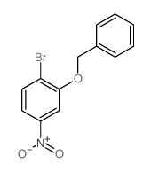Benzene,1-bromo-4-nitro-2-(phenylmethoxy)-结构式