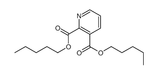 dipentyl pyridine-2,3-dicarboxylate Structure