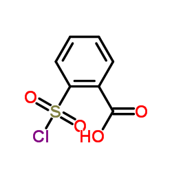 2-(氯磺酰基)苯甲酸结构式