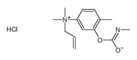 dimethyl-[4-methyl-3-(methylcarbamoyloxy)phenyl]-prop-2-enylazanium,chloride Structure