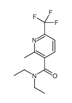 N,N-diethyl-2-methyl-6-(trifluoromethyl)pyridine-3-carboxamide Structure
