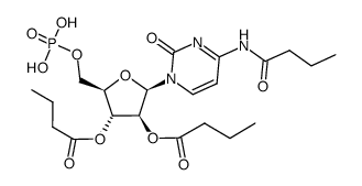 N4,2',3'-tri-n-butyryl Ara CMP结构式