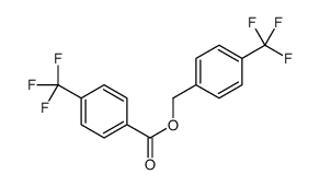 [4-(trifluoromethyl)phenyl]methyl 4-(trifluoromethyl)benzoate结构式