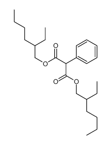 bis(2-ethylhexyl) 2-phenylpropanedioate Structure
