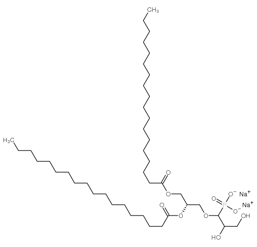 1,2-十八酰磷脂酰(1-丙三醇)钠盐结构式