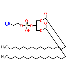 1,3-二棕榈酰-glycero-2-磷酸乙醇胺结构式
