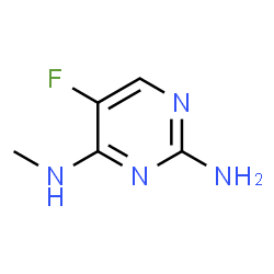 2,4-Pyrimidinediamine, 5-fluoro-N4-methyl- (9CI) Structure