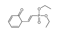6-(2-diethoxyphosphorylethenyl)cyclohexa-2,4-dien-1-one结构式