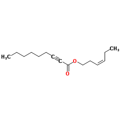 2-壬炔酸-顺-3-己烯-1-基酯结构式