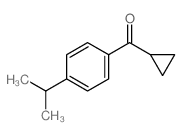 Methanone,cyclopropyl[4-(1-methylethyl)phenyl]- Structure
