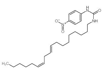 Urea,N-(4-nitrophenyl)-N'-9,12-octadecadien-1-yl-结构式