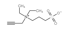 N,N-二乙基丙炔胺丙烷磺酸内盐结构式