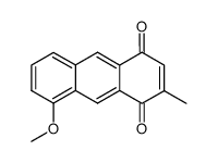 2-methyl-8-methoxy-1,4-anthraquinone结构式