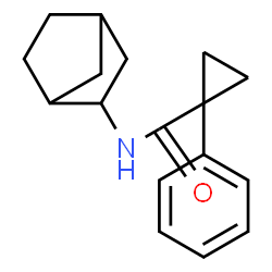 Cyclopropanecarboxamide, N-bicyclo[2.2.1]hept-2-yl-1-phenyl- (9CI) Structure