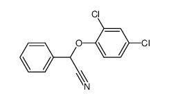 α-(2,4-Dichlorophenoxy)phenylacetonitrile Structure