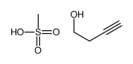 丁-3-炔-1-基甲磺酸酯结构式