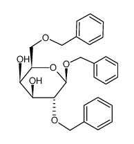 benzyl 2,6-di-O-benzyl-β-D-galactopyranoside Structure