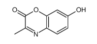 7-hydroxy-3-methyl-1,4-benzoxazin-2-one结构式