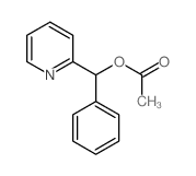 (phenyl-pyridin-2-yl-methyl) acetate Structure