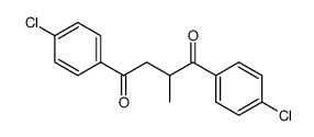 1,4-bis-(4-chloro-phenyl)-2-methyl-butane-1,4-dione Structure